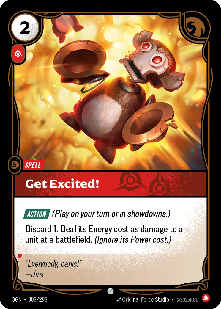 Get Excited! (OGN-008/298) [Riftbound: Origins]