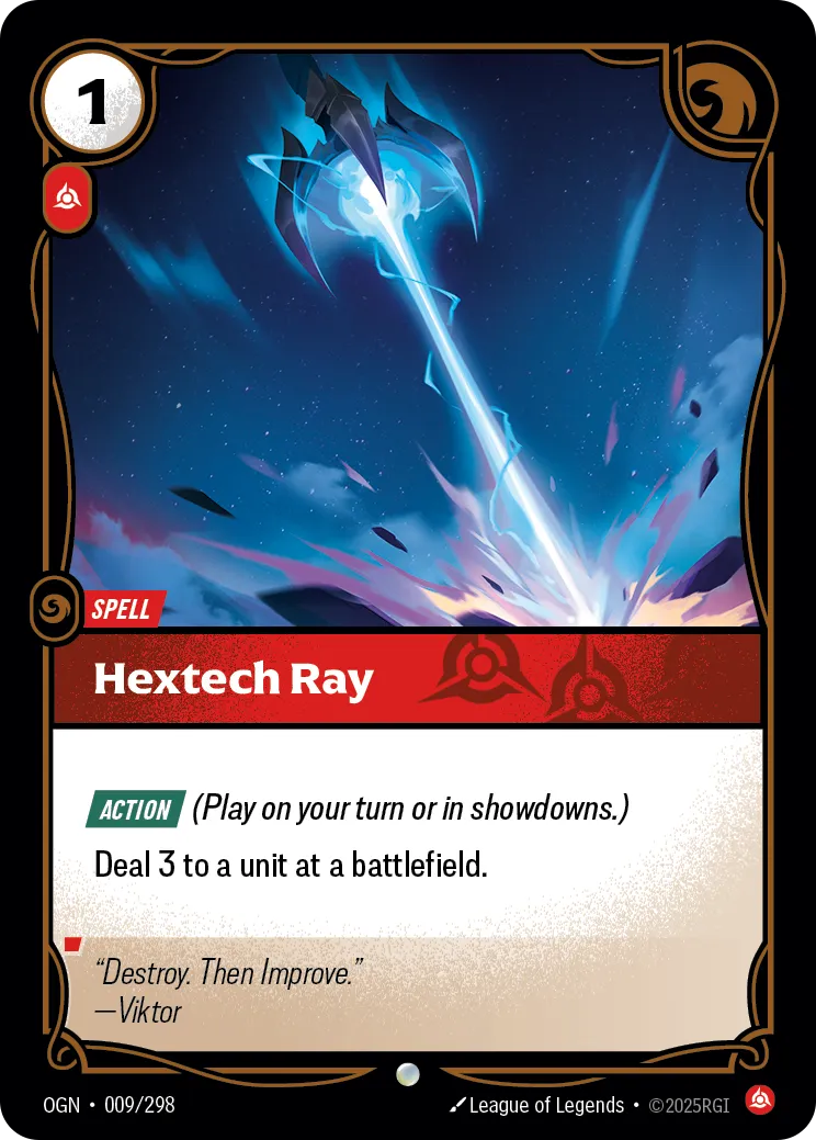 Hextech Ray (OGN-009/298) [Riftbound: Origins]