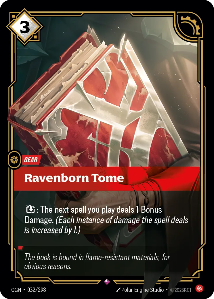 Ravenborn Tome (OGN-032/298) [Riftbound: Origins]