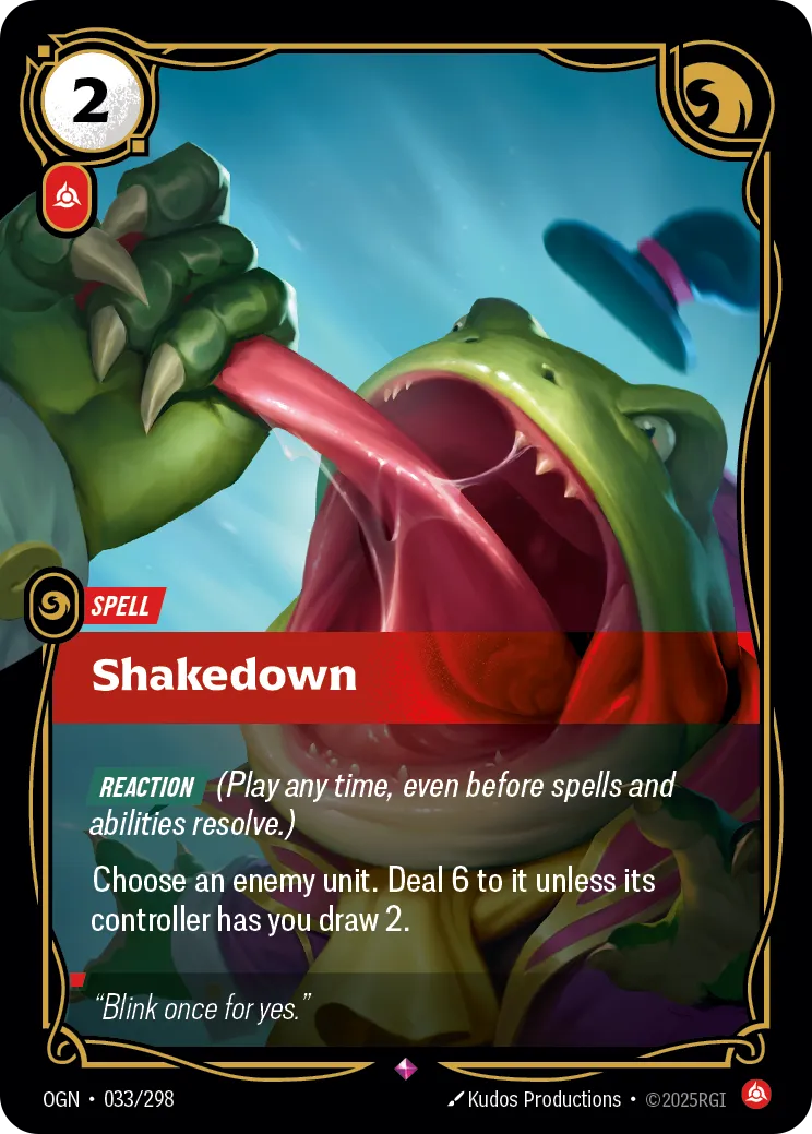 Shakedown (OGN-033/298) [Riftbound: Origins]