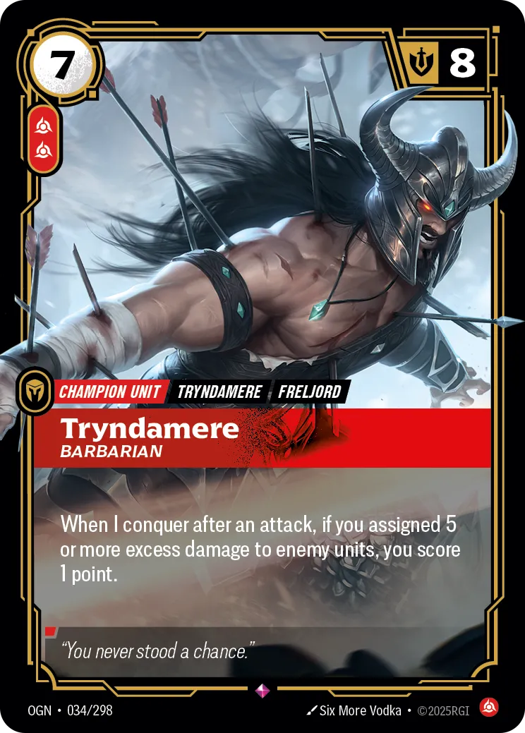 Tryndamere, Barbarian (OGN-034/298) [Riftbound: Origins]