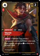 Vayne, Hunter (OGN-035/298) [Riftbound: Origins]