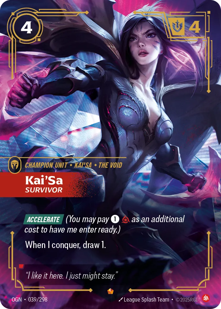 Kai'Sa, Survivor (OGN-039/298) [Riftbound: Origins]