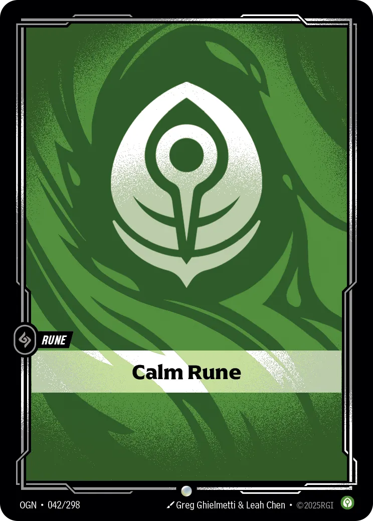 Calm Rune (OGN-042/298) [Riftbound: Origins]
