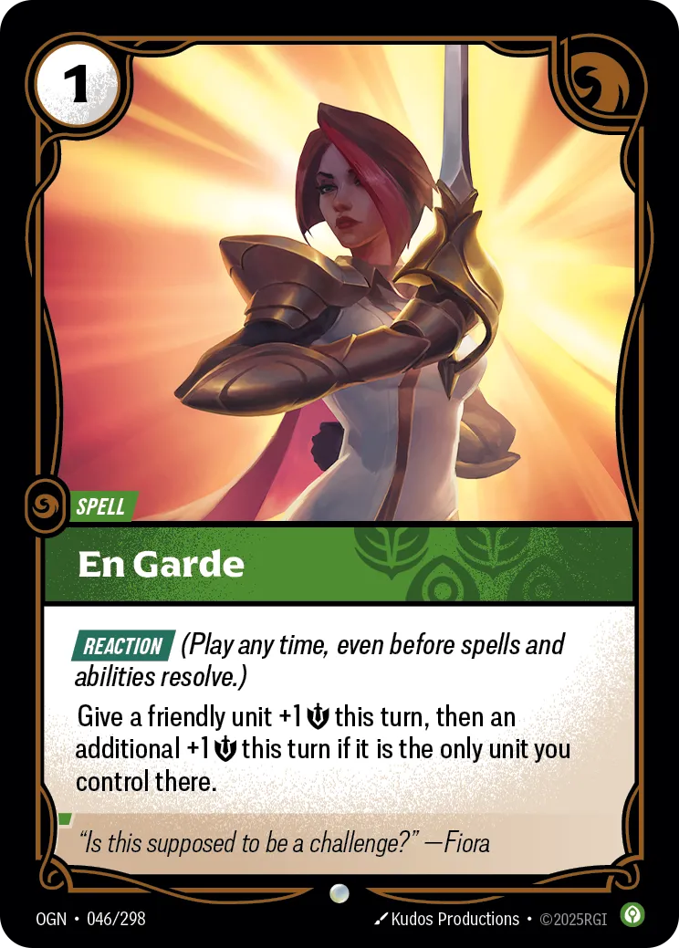 En Garde (OGN-046/298) [Riftbound: Origins]