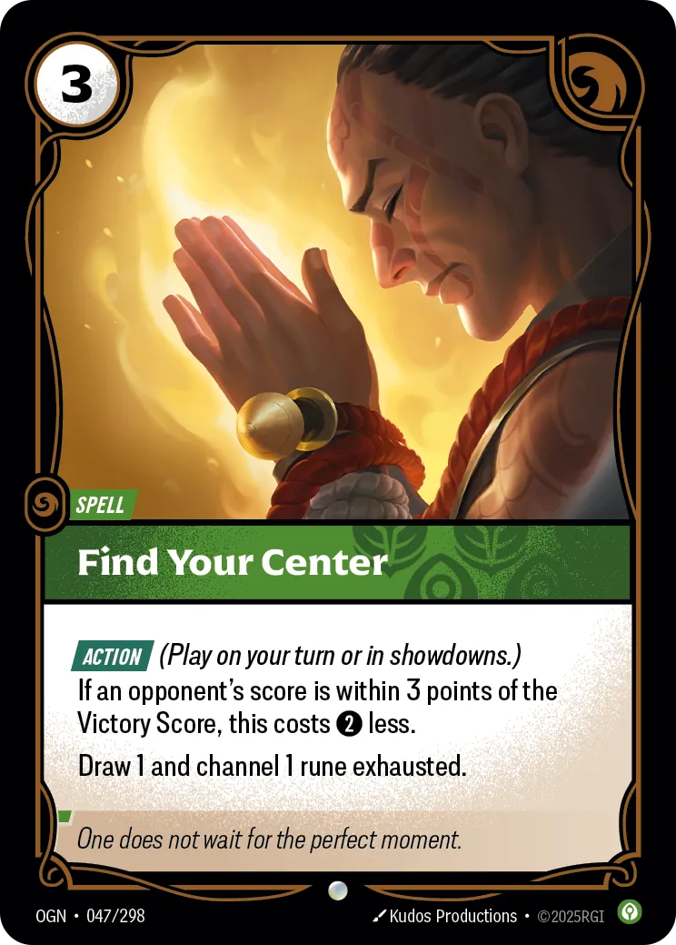 Find Your Center (OGN-047/298) [Riftbound: Origins]