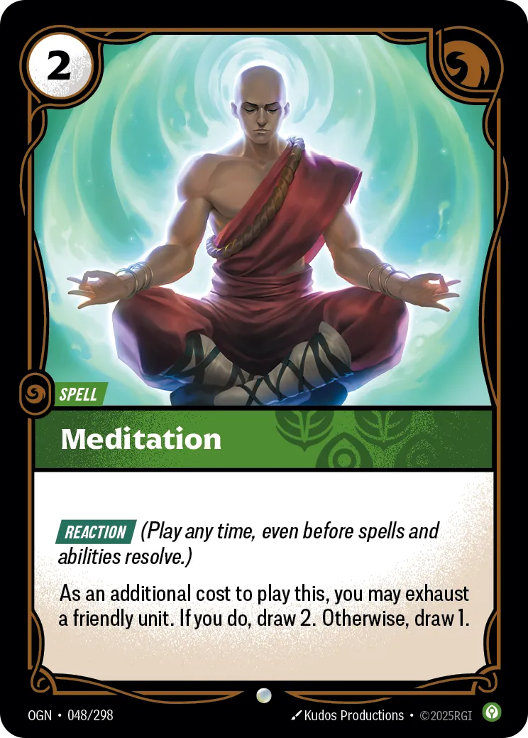 Meditation (OGN-048/298) [Riftbound: Origins]