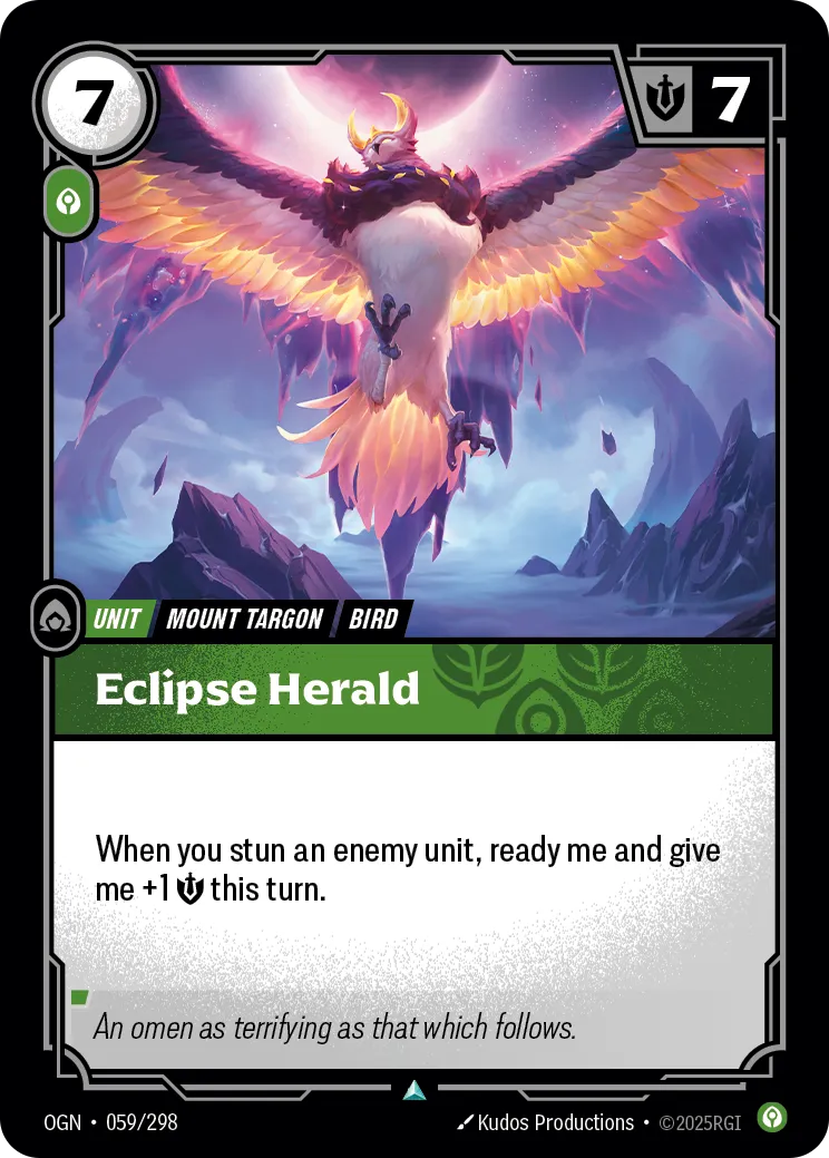 Eclipse Herald (OGN-059/298) [Riftbound: Origins]
