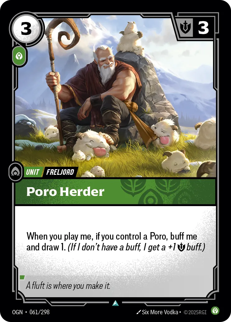 Poro Herder (OGN-061/298) [Riftbound: Origins]