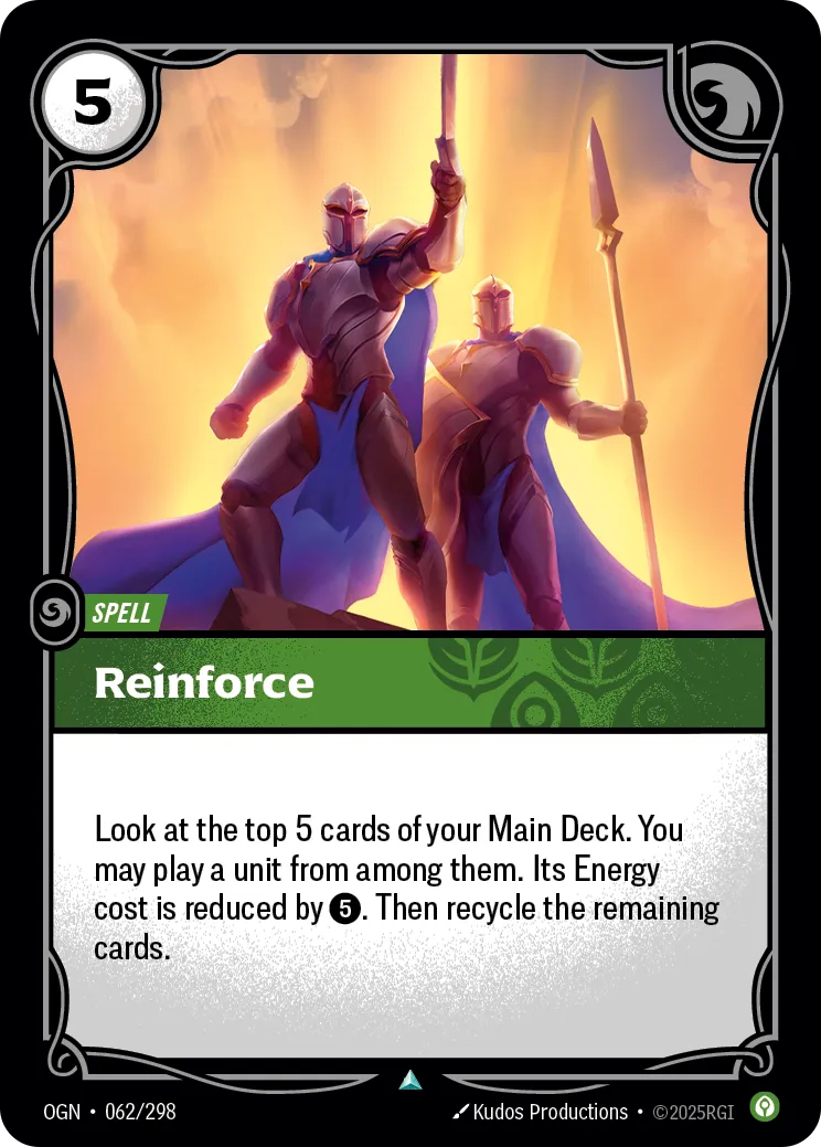 Reinforce (OGN-062/298) [Riftbound: Origins]