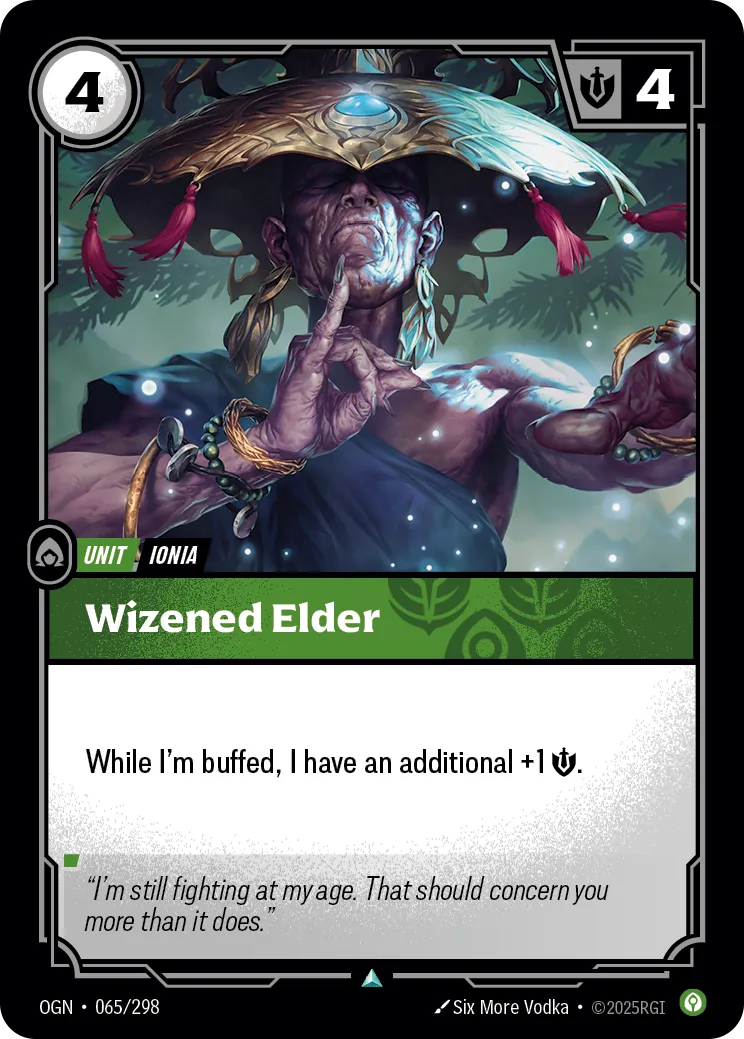 Wizened Elder (OGN-065/298) [Riftbound: Origins]