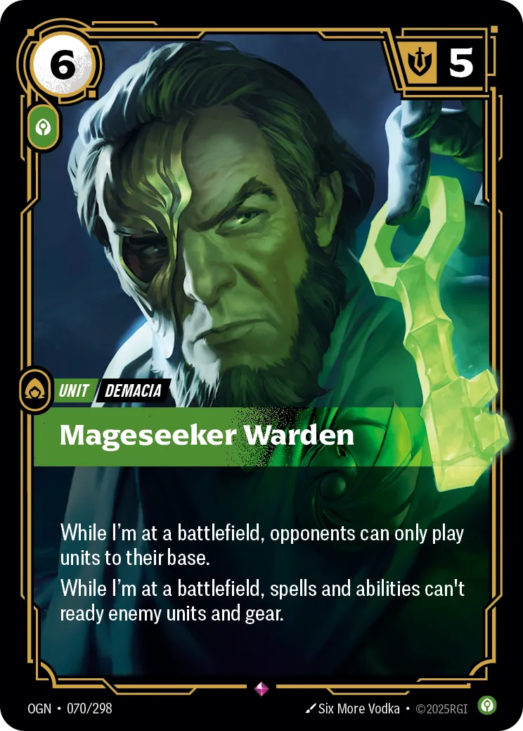 Mageseeker Warden (OGN-070/298) [Riftbound: Origins]