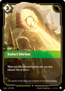 Solari Shrine (OGN-072/298) [Riftbound: Origins]