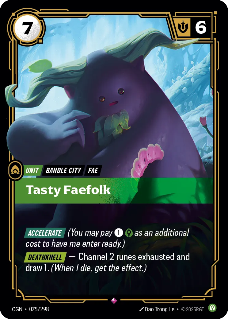 Tasty Faefolk (OGN-075/298) [Riftbound: Origins]