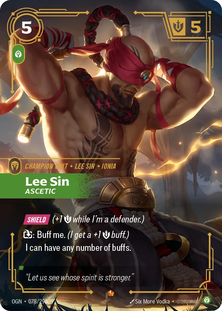 Lee Sin, Ascetic (OGN-078/298) [Riftbound: Origins]