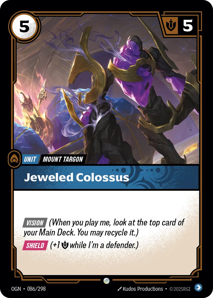 Jeweled Colossus (OGN-086/298) [Riftbound: Origins]
