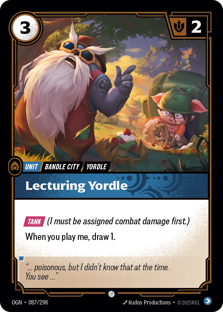 Lecturing Yordle (OGN-087/298) [Riftbound: Origins]