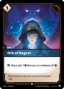 Orb of Regret (OGN-090/298) [Riftbound: Origins]