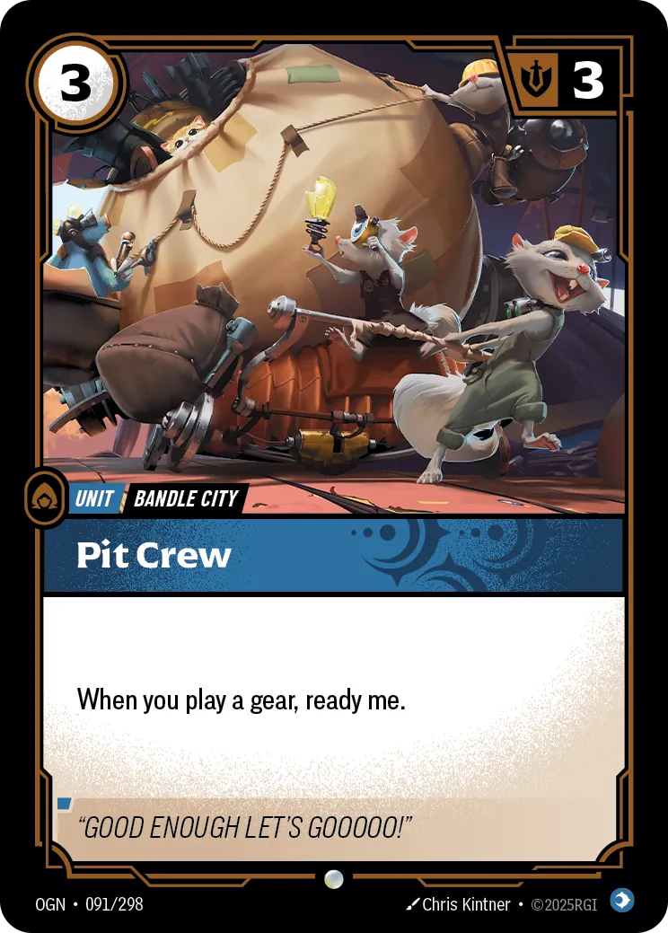 Pit Crew (OGN-091/298) [Riftbound: Origins]