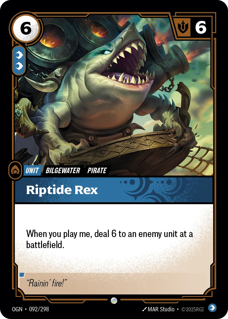 Riptide Rex (OGN-092/298) [Riftbound: Origins]