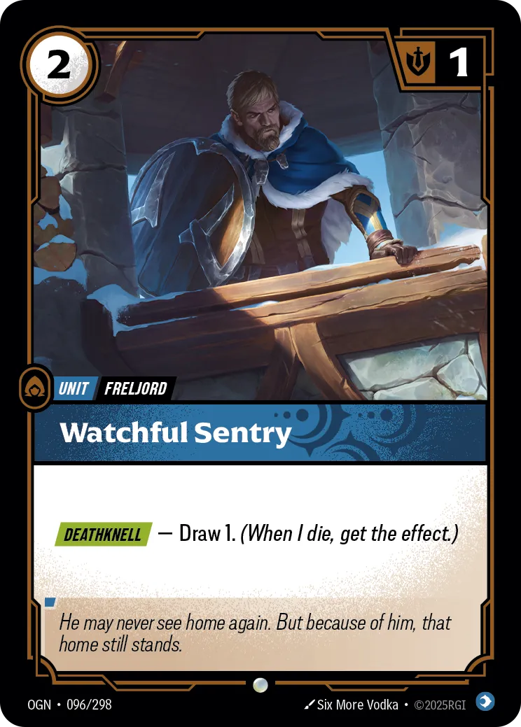 Watchful Sentry (OGN-096/298) [Riftbound: Origins]