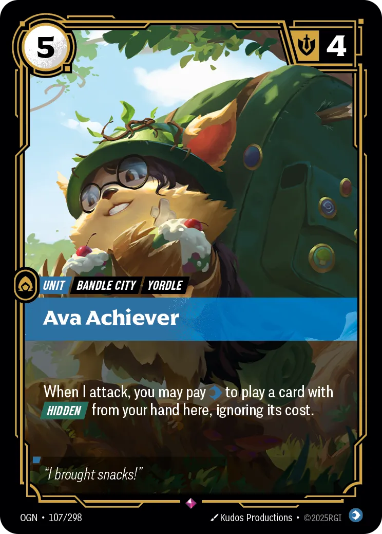 Ava Achiever (OGN-107/298) [Riftbound: Origins]