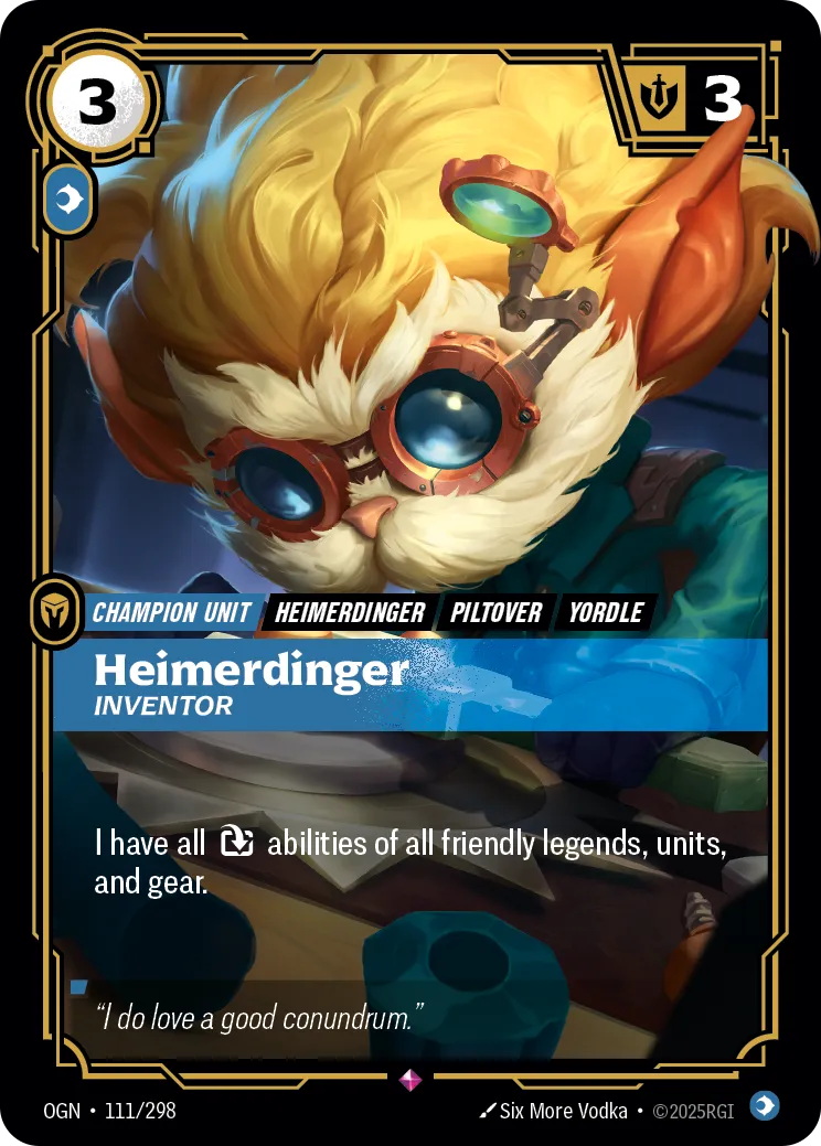 Heimerdinger, Inventor (OGN-111/298) [Riftbound: Origins]