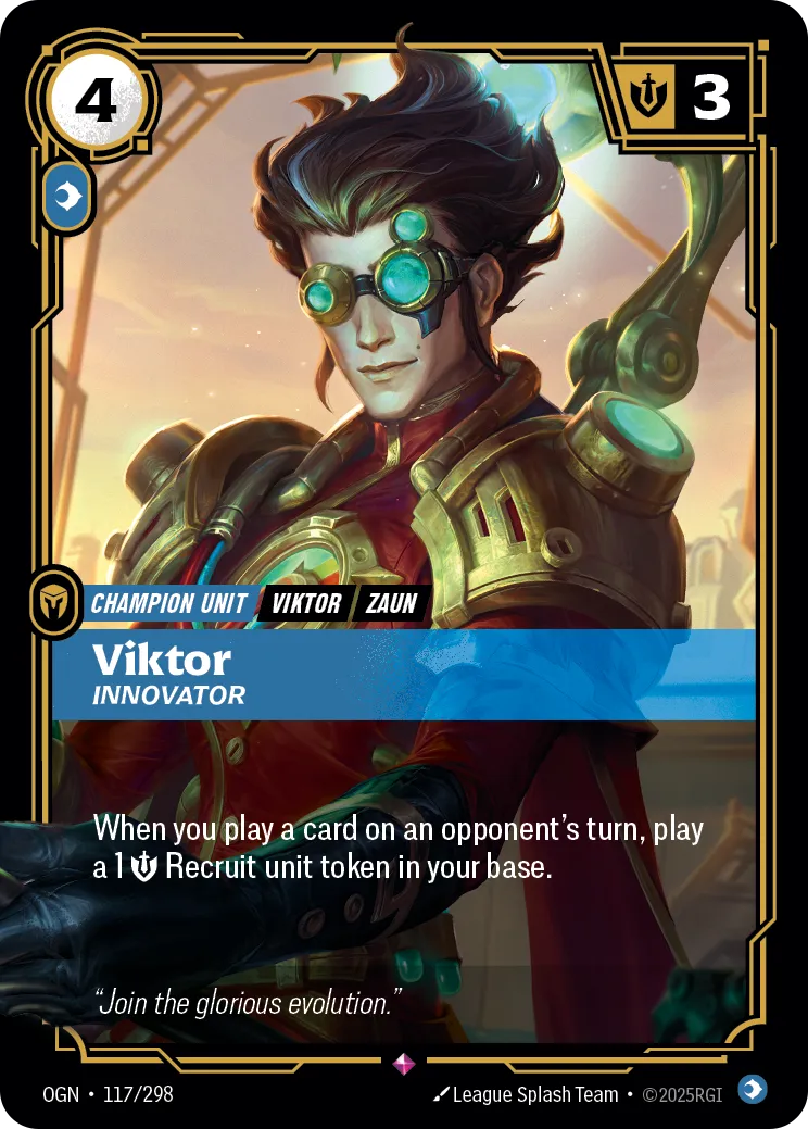 Viktor, Innovator (OGN-117/298) [Riftbound: Origins]
