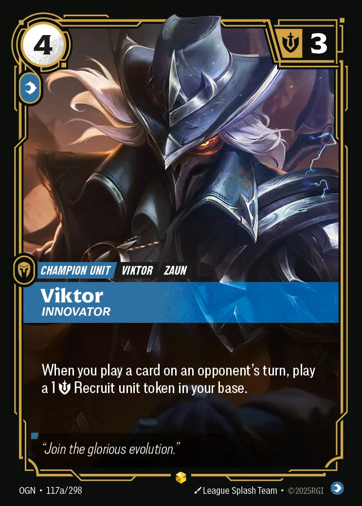 Viktor, Innovator (Alternate Art) (OGN-117a/298) [Riftbound: Origins]