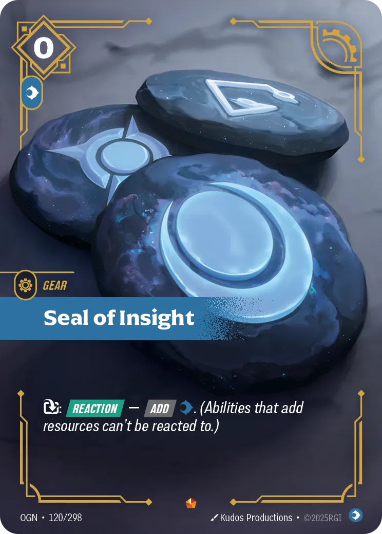 Seal of Insight (OGN-120/298) [Riftbound: Origins]