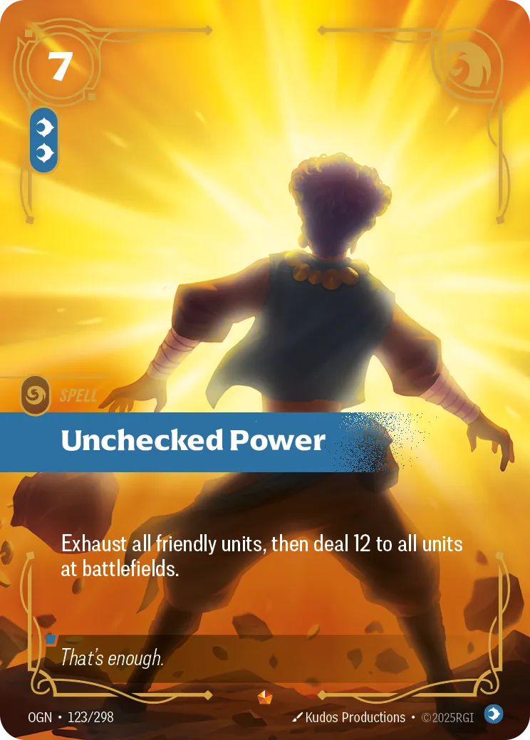 Unchecked Power (OGN-123/298) [Riftbound: Origins]
