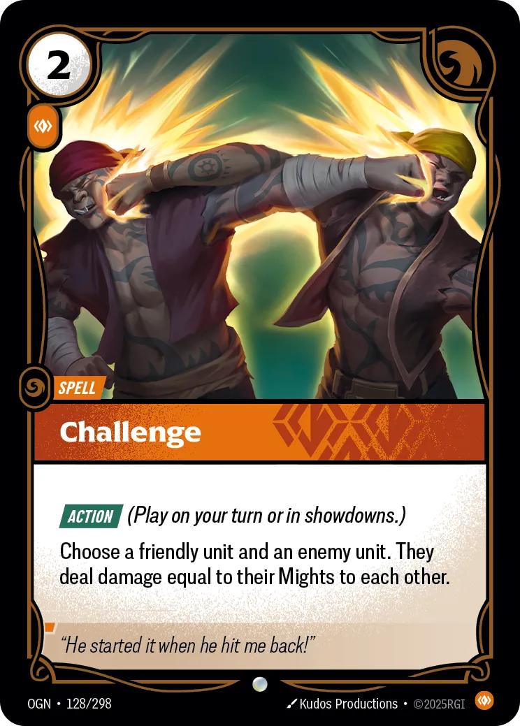 Challenge (OGN-128/298) [Riftbound: Origins]
