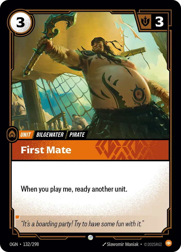 First Mate (OGN-132/298) [Riftbound: Origins]