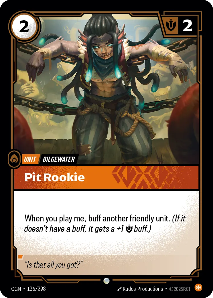 Pit Rookie (OGN-136/298) [Riftbound: Origins]