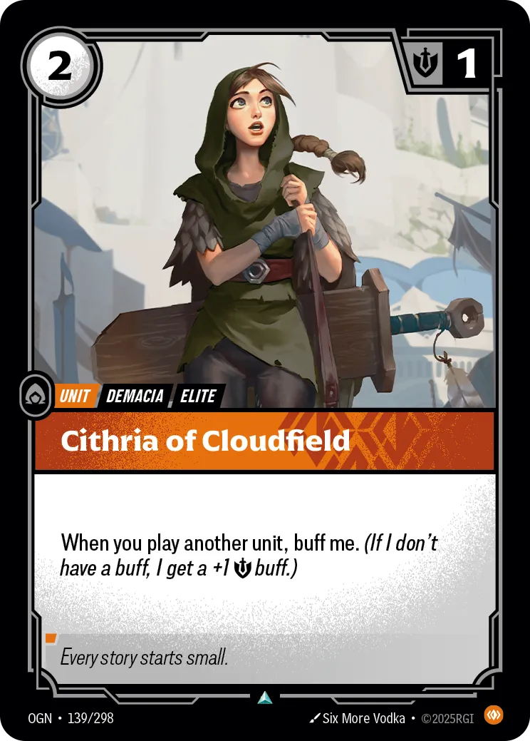 Cithria of Cloudfield (OGN-139/298) [Riftbound: Origins]