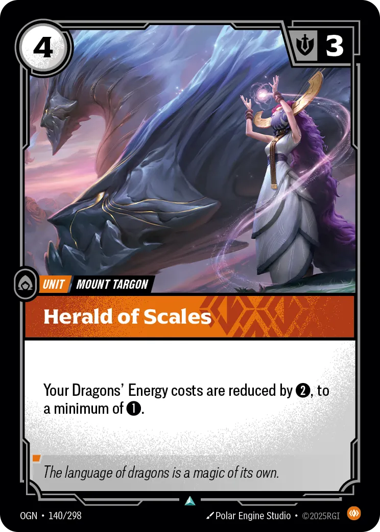 Herald of Scales (OGN-140/298) [Riftbound: Origins]