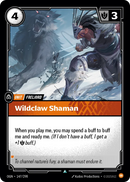Wildclaw Shaman (OGN-147/298) [Riftbound: Origins]