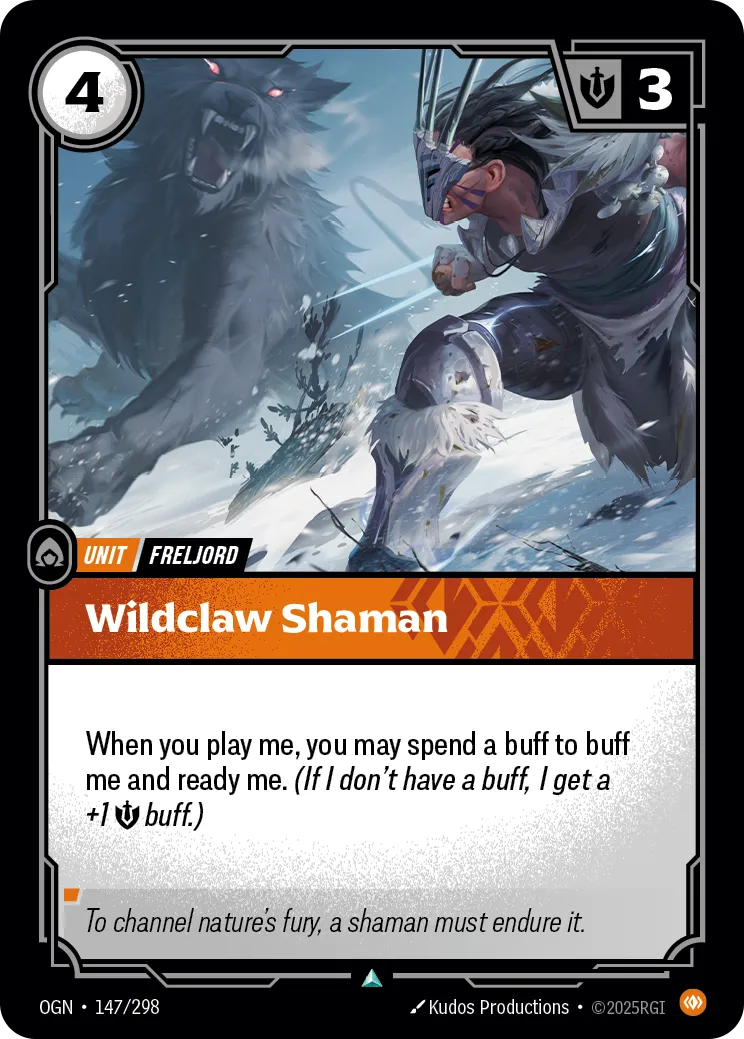 Wildclaw Shaman (OGN-147/298) [Riftbound: Origins]
