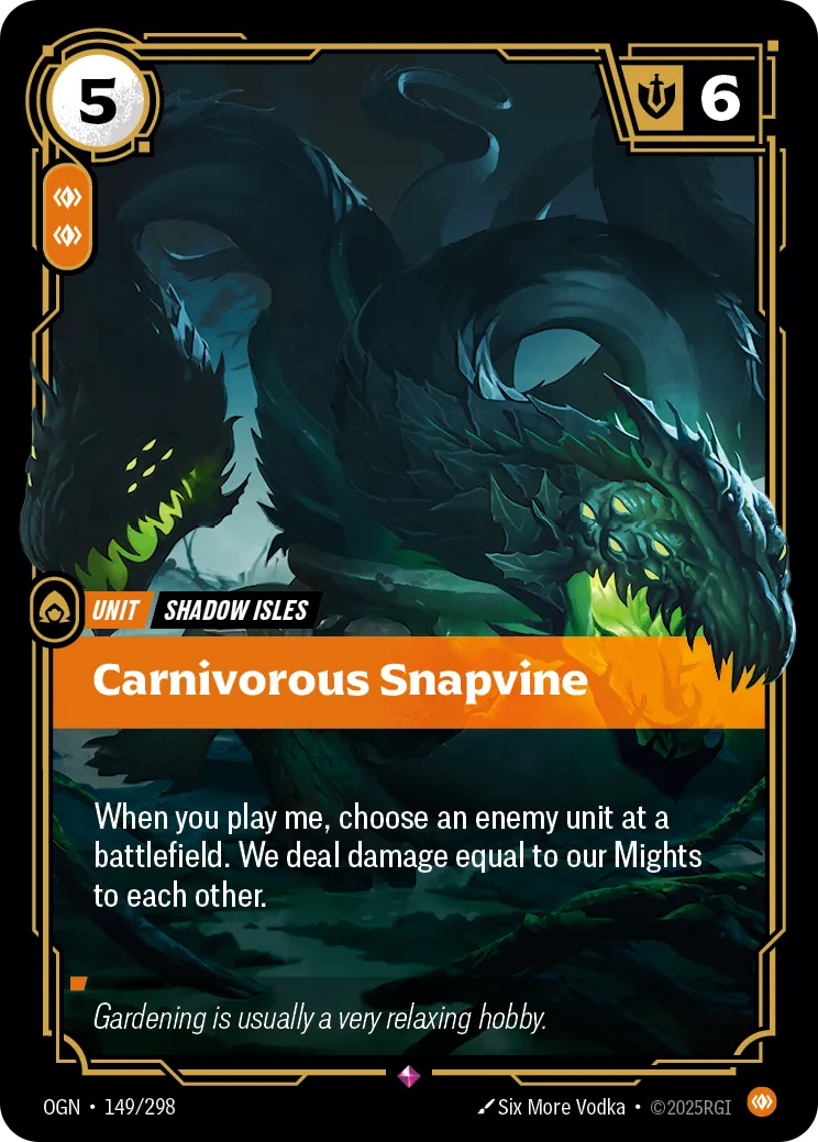 Carnivorous Snapvine (OGN-149/298) [Riftbound: Origins]