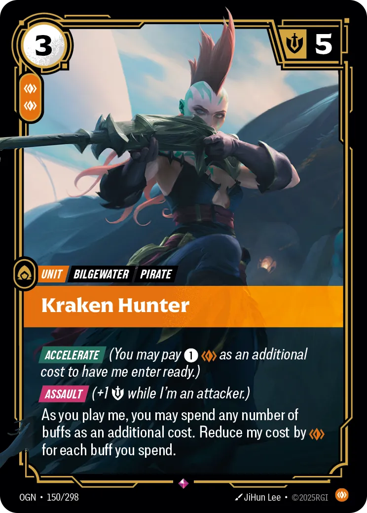 Kraken Hunter (OGN-150/298) [Riftbound: Origins]