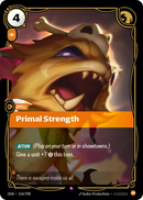 Primal Strength (OGN-154/298) [Riftbound: Origins]