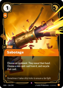 Sabotage (OGN-156/298) [Riftbound: Origins]