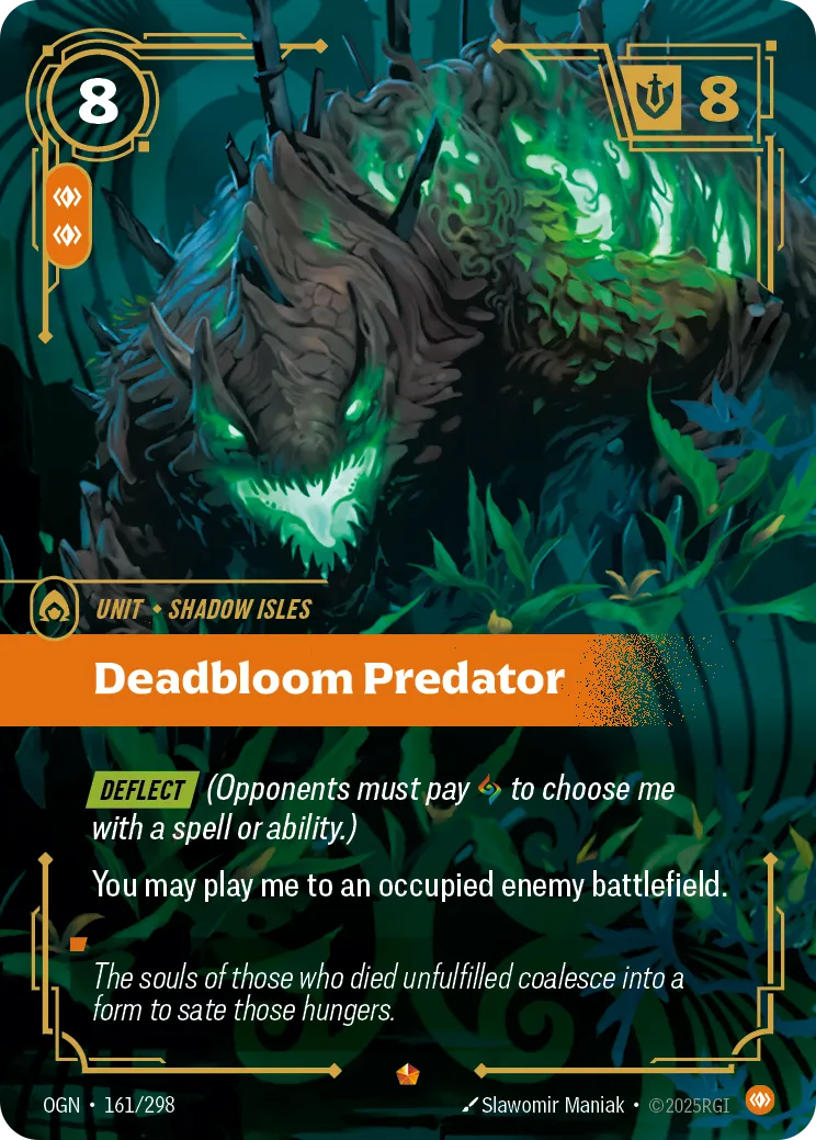 Deadbloom Predator (OGN-161/298) [Riftbound: Origins]