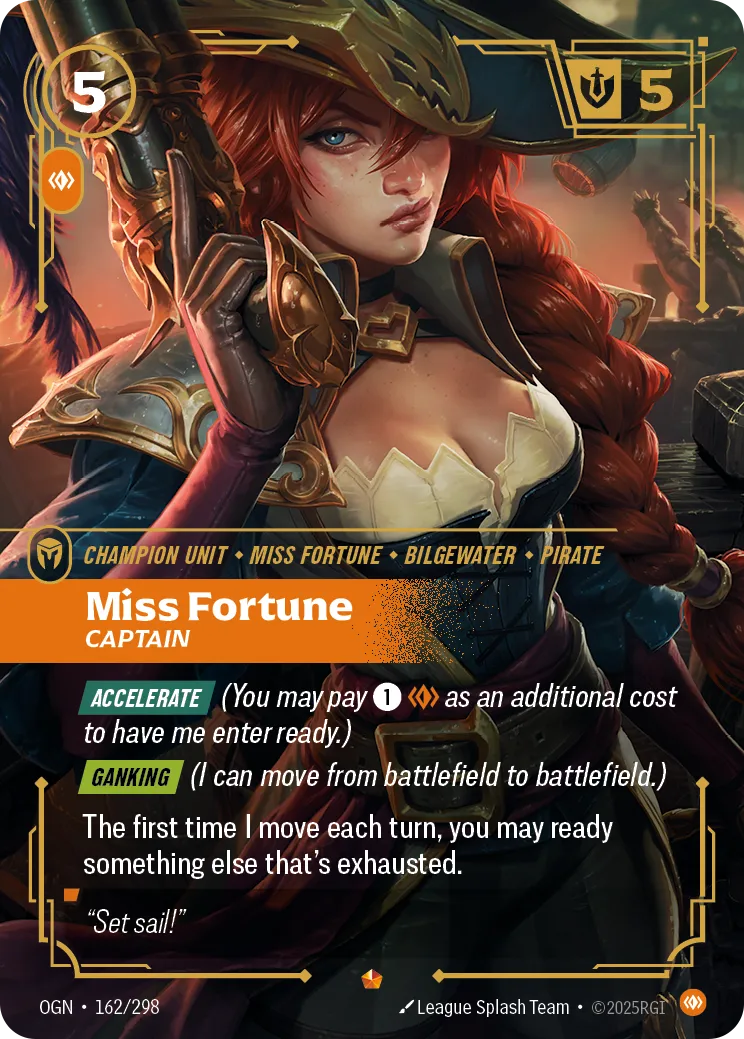 Miss Fortune, Captain (OGN-162/298) [Riftbound: Origins]