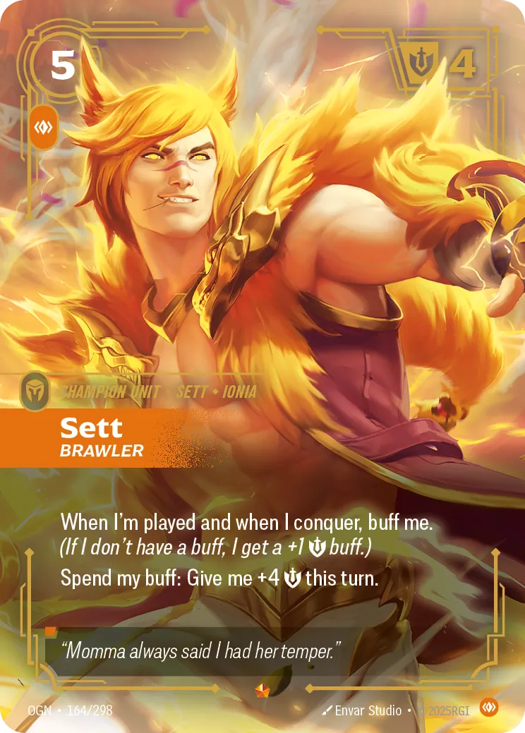 Sett, Brawler (OGN-164/298) [Riftbound: Origins]