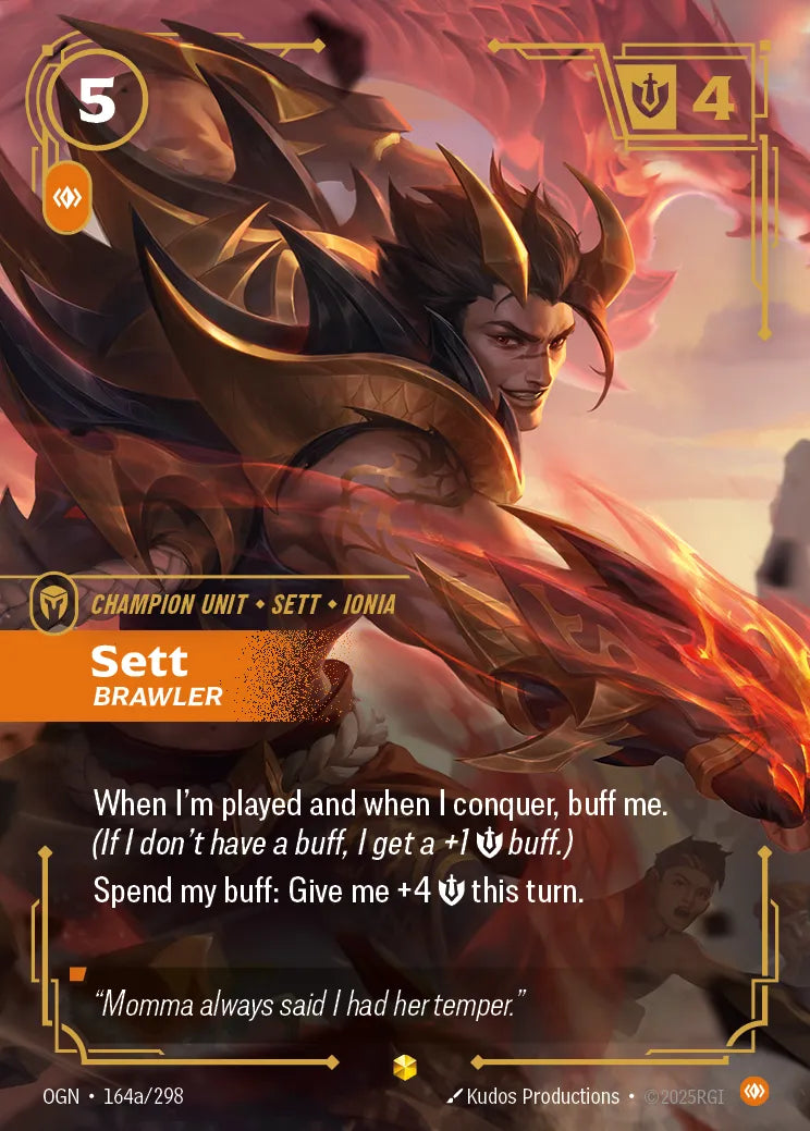 Sett, Brawler (Alternate Art) (OGN-164a/298) [Riftbound: Origins]