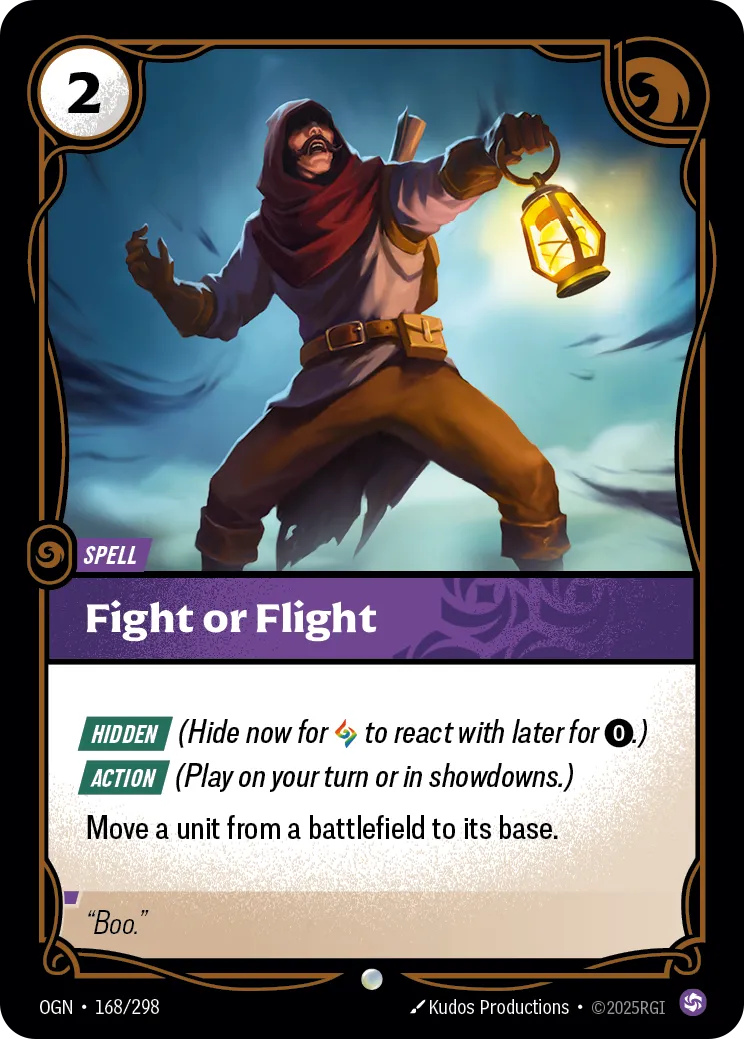 Fight or Flight (OGN-168/298) [Riftbound: Origins]
