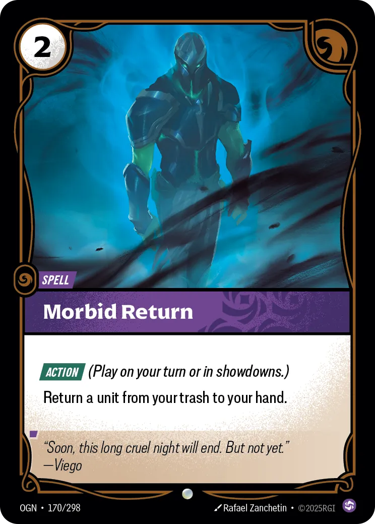 Morbid Return (OGN-170/298) [Riftbound: Origins]
