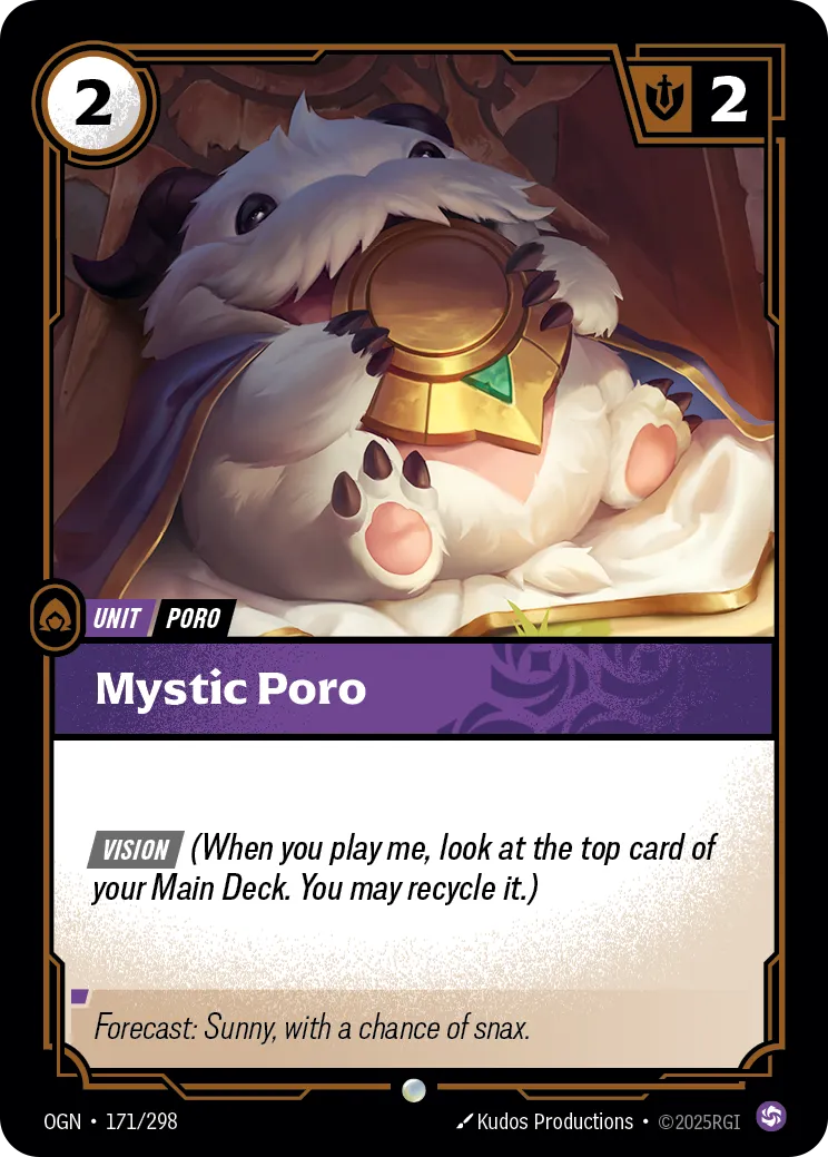 Mystic Poro (OGN-171/298) [Riftbound: Origins]