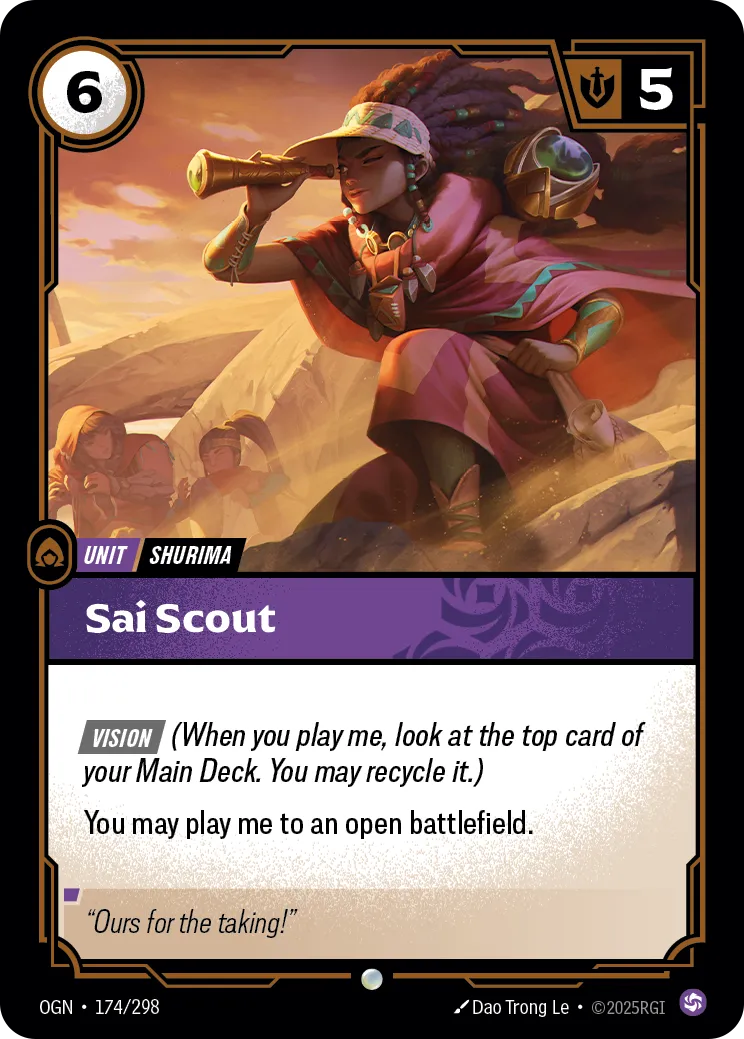 Sai Scout (OGN-174/298) [Riftbound: Origins]